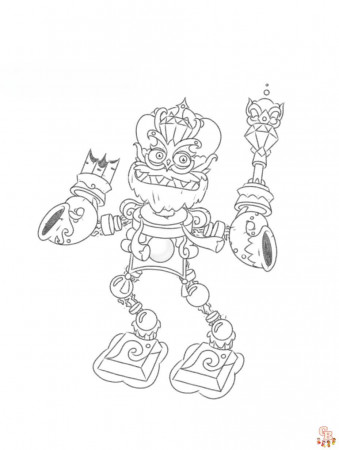 Explore the World of Wubbox with Engaging Coloring Pages