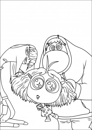 Inside Out 2 Coloring Pages for Kids