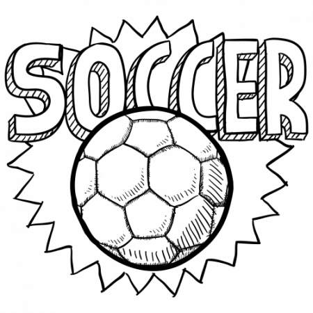 Soccer Ball Coloring Page For Kids ...