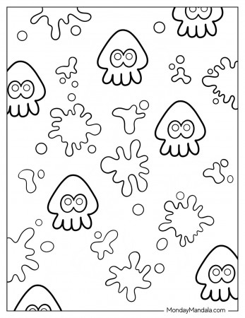 24 Splatoon Coloring Pages (Free PDF ...