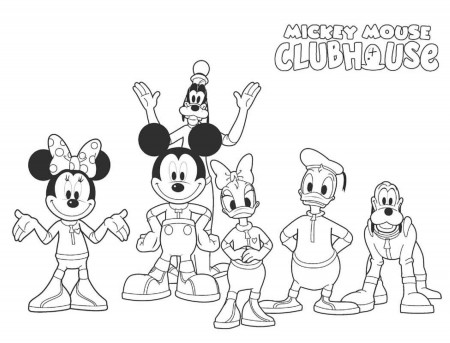 Mickey Mouse and Friends coloring page ...