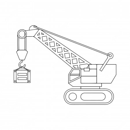Premium Vector | Construction vehicles and heavy machinery coloring pages  for kids