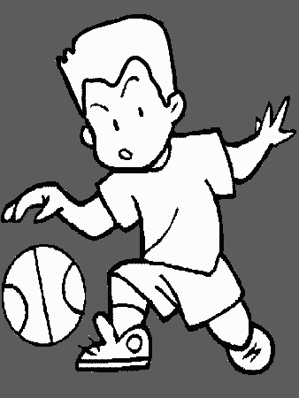 Printable basketball coloring pages for kids - Basketball Kids Coloring  Pages