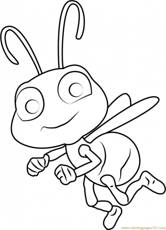Dot from Bugs Life Coloring Page for Kids - Free A Bug's Life Printable Coloring  Pages Online for Kids - ColoringPages101.com | Coloring Pages for Kids