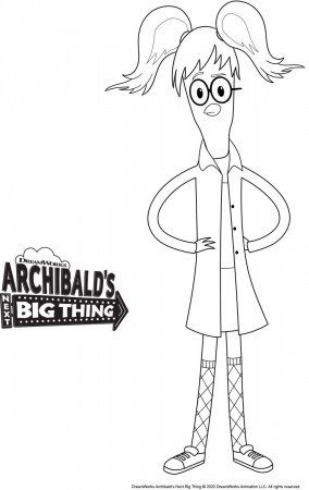 Coloring Sheet | ARCHIBALD'S NEXT BIG THING | Coloring pages, Dreamworks  animation, Dreamworks