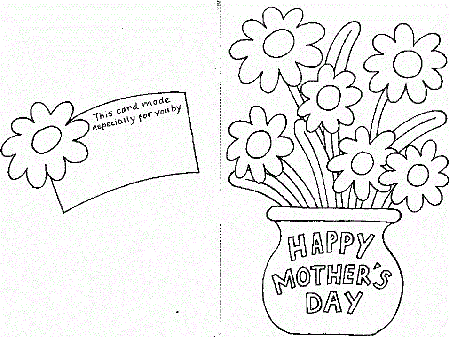 Mother's Day Cards Coloring Pages - Get Coloring Pages