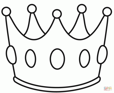 Queen Crown coloring page | Free Printable Coloring Pages