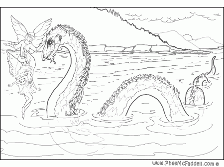 Why Nessie Was Never Found Coloring Page