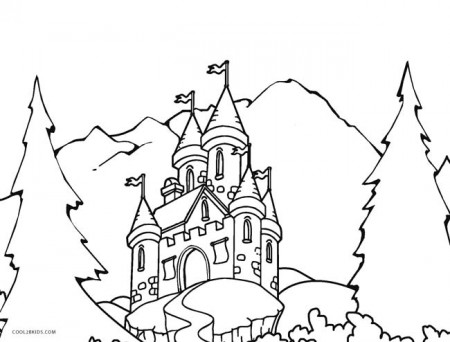 Printable Castle Coloring Pages For Kids