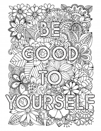 Self Love Coloring Pages - Etsy Norway
