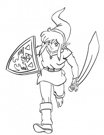 The Legend of Zelda coloring pages | 100 Pictures Free Printable