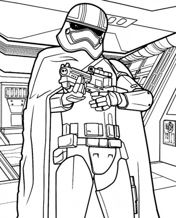Stormtrooper coloring sheet Star Wars to print - Topcoloringpages.net