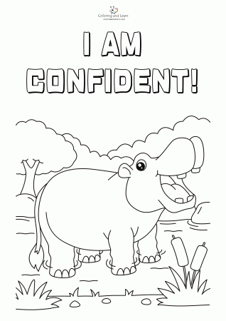 Animals Positive Affirmations Coloring Pages : r/coloringpages