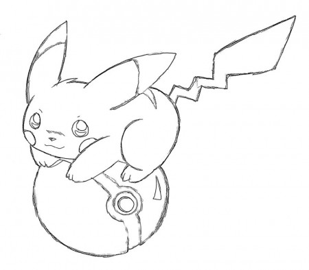 Top Coloring Pages: Free Pikachu Coloring For Kids ...