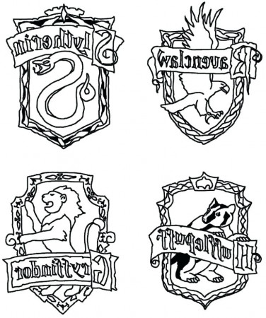 Gryffindor Coloring Page at GetDrawings.com | Free for ...