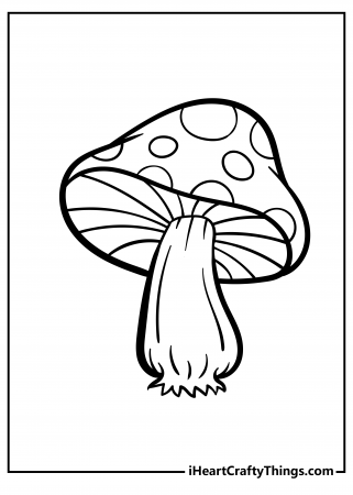 Printable Mushroom Coloring Pages (Updated 2023)