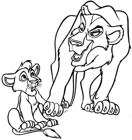 lion king 2 coloring pages - Google-søgning | Disegni da colorare, Pagine  da colorare disney, Arte sirenetta
