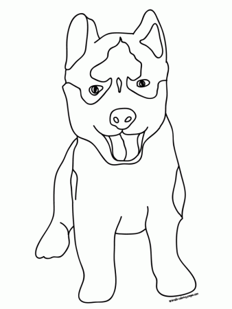 Free Realistic Dog Coloring Pages, Download Free Realistic Dog Coloring  Pages png images, Free ClipArts on Clipart Library