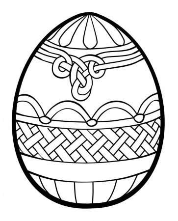 Easter Eggs Coloring Pages | 100 images Free Printable