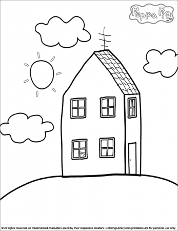 Peppa Pig coloring picture | Peppa pig para colorear, Peppa para pintar,  Casa de peppa pig