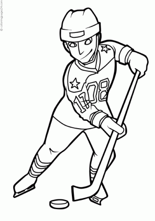 Hockey 7 | Coloring Pages 24