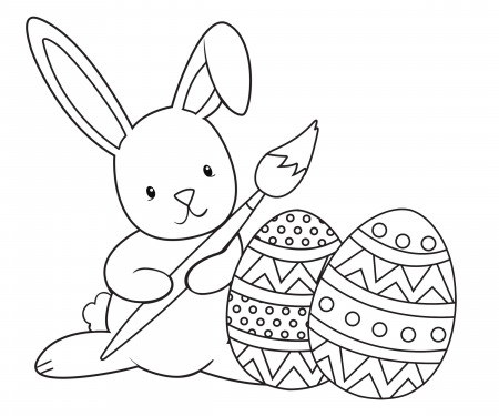 Easter Coloring Pages for Kids - Crazy Little Projects