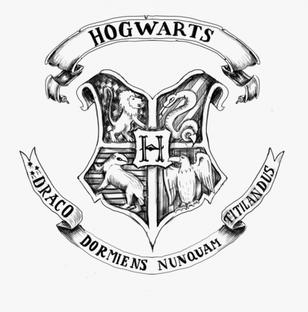 Picture Transparent Library Hogwarts Crest At Getdrawings - Transparent  Background Hogwarts Crest Png, Png Download , Transparent Png Image -  PNGitem