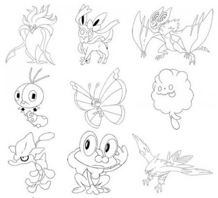 Pokemon Xy Coloring Pages