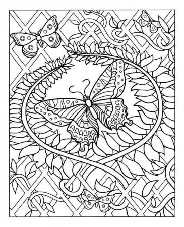 Difficult Coloring Pages For Adults AZ Coloring Pages Challenging ...