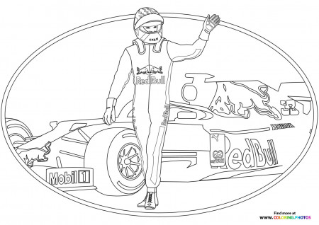 Red Bull Formula 1 car - Coloring Pages ...