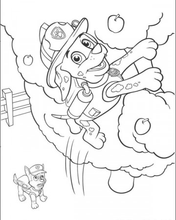 Drawing Paw Patrol #44354 (Cartoons) – Printable coloring pages