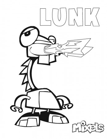 Lunk Mixels Coloring Page - Free Printable Coloring Pages for Kids