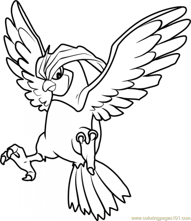 Pidgeotto Pokemon Coloring Page for Kids - Free Pokemon Printable Coloring  Pages Online for Kids - ColoringPages101.com | Coloring Pages for Kids