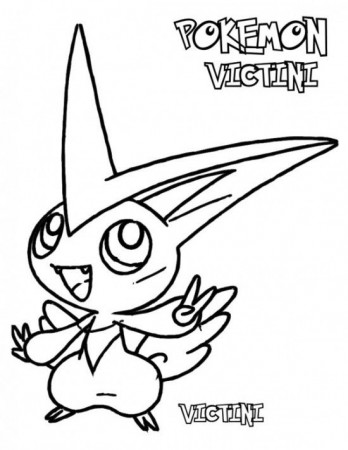 Pokemon Victini Coloring Pages | Pokemon coloring pages, Super coloring  pages, Coloring pages to print