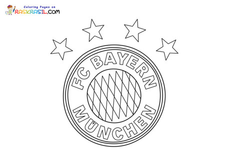 FC Bayern Coloring Pages