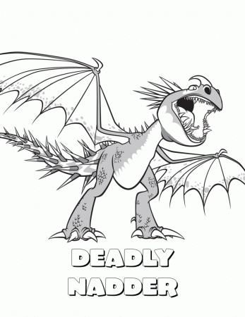 train your dragon colouring pages - Clip Art Library