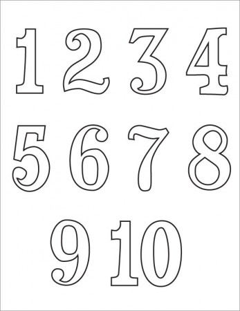 Coloring Pages Of Numbers 1 10 | Coloring pages to print, Printable coloring  pages, Coloring pages