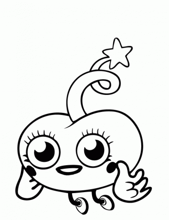 Cute Monster Coloring Pages For Kids