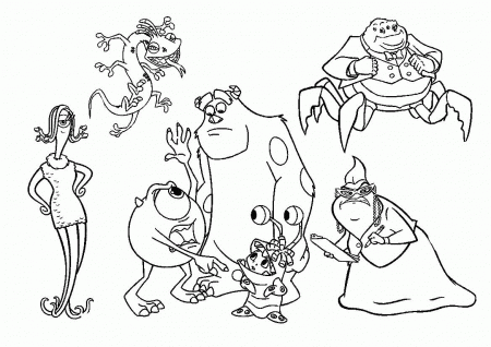 Monsters Inc Printable Coloring Pages | Free Coloring Pages