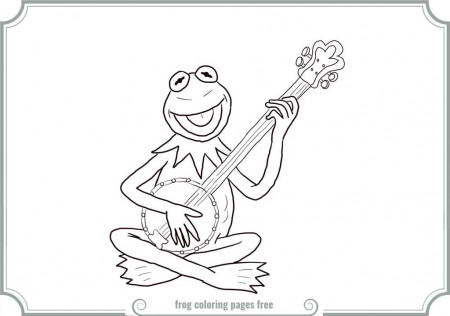 Kermit The Frog Coloring Pages | Printable Coloring Pages