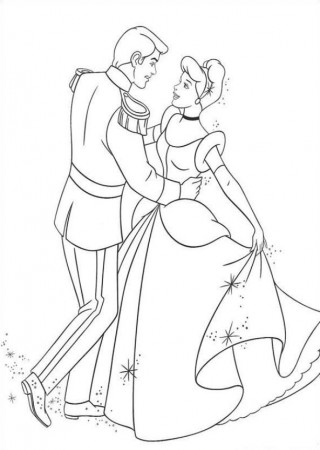 Kids-n-fun.com | 41 coloring pages of Cinderella