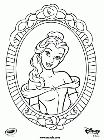 Of Disney Princess - Coloring Pages for Kids and for Adults