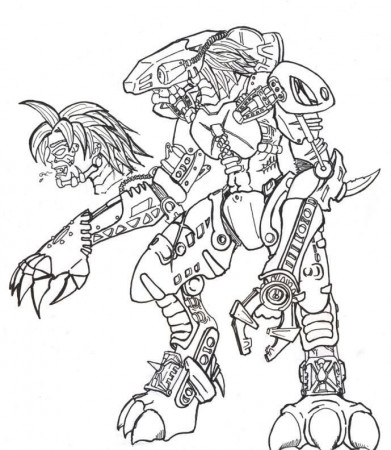 Lego Bionicle Coloring Pages To Print - High Quality Coloring Pages
