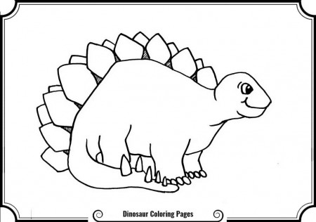 D Dinosaur Coloring Page - Cooloring.com
