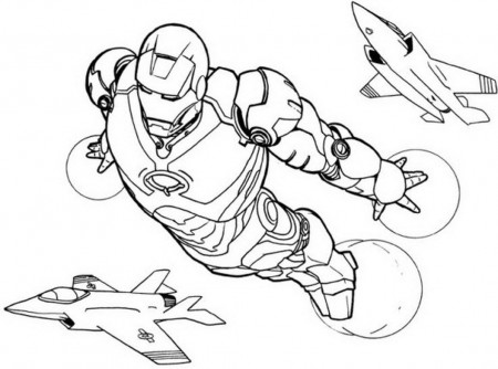 Ironman coloring pages to download and print for free