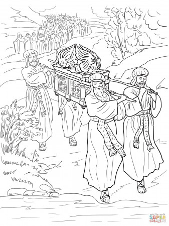 Rahab Hides the Spies coloring page | Free Printable Coloring Pages