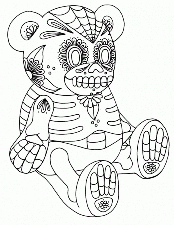 34 Collections of Teddy Bear Coloring Pages for Free ...