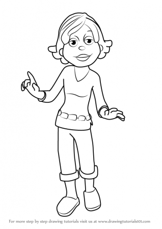 Susie - Sid The Science Kid Coloring Page