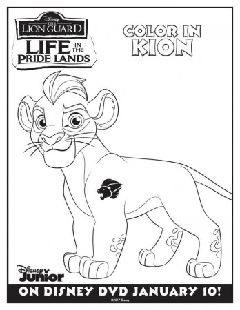 The Lion Guard Coloring Pages & Activity Sheets - Life in the Pride Lands