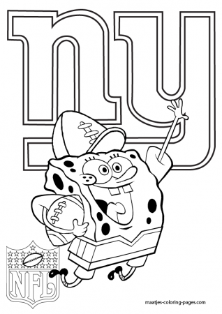 Coloring pages ny giants